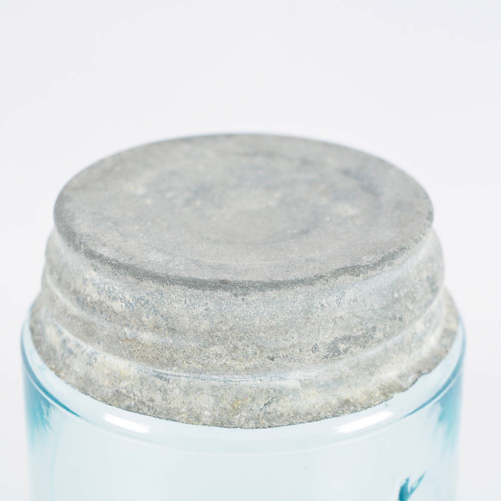Root Mason Jar with Zinc Lid
