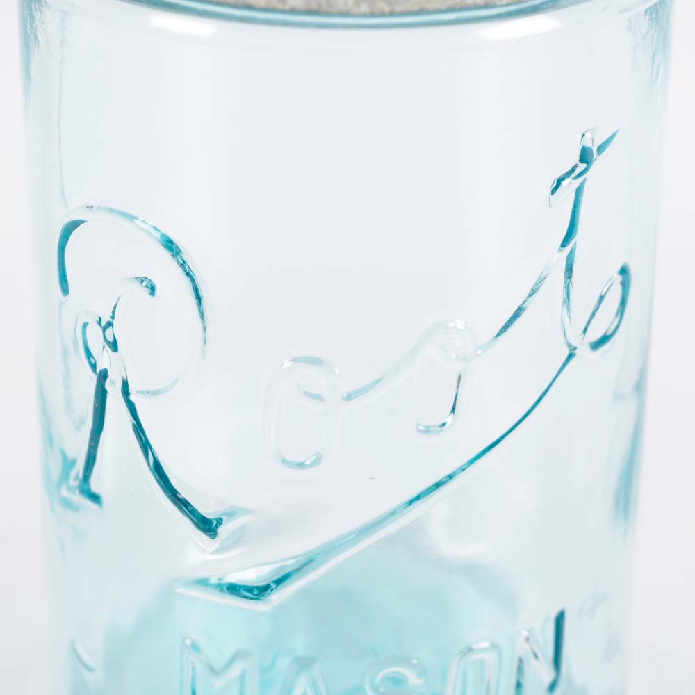 Root Mason Jar with Zinc Lid