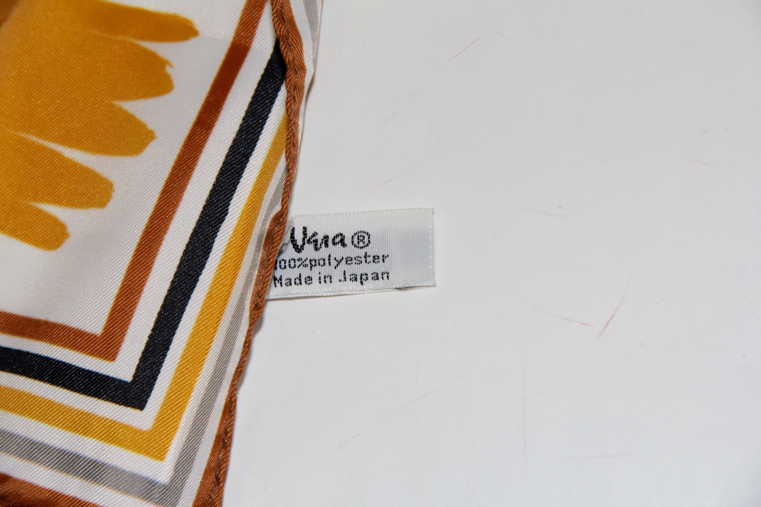 Pair of Circa 1970s Vintage Vera Scarves