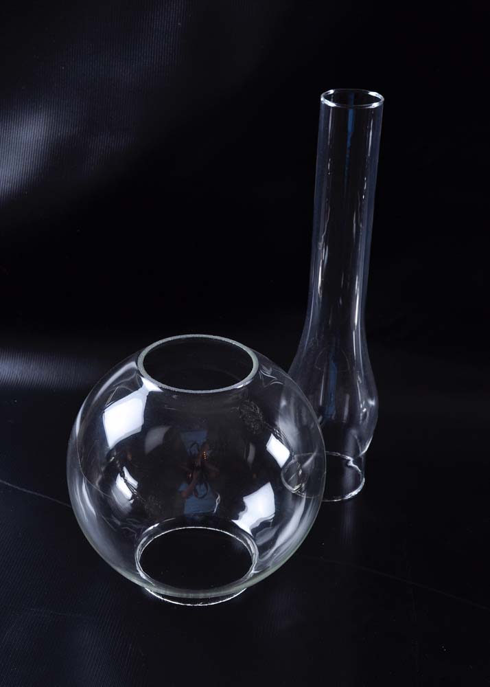 Silver Plate Candelabra and Lamp