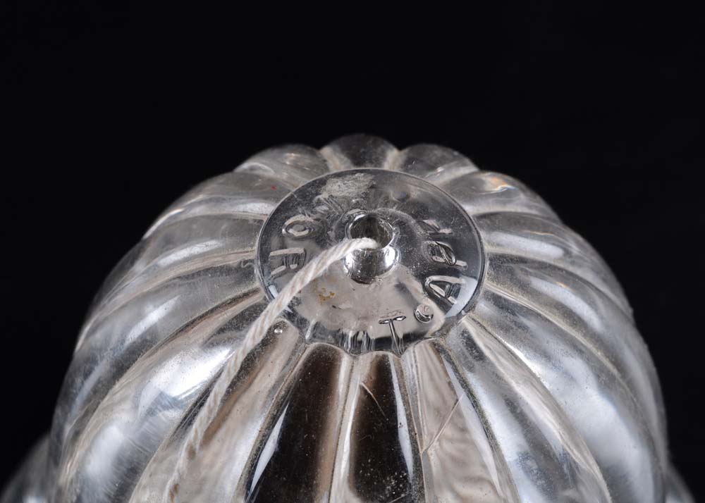 Glass Twine Holder with Scissors