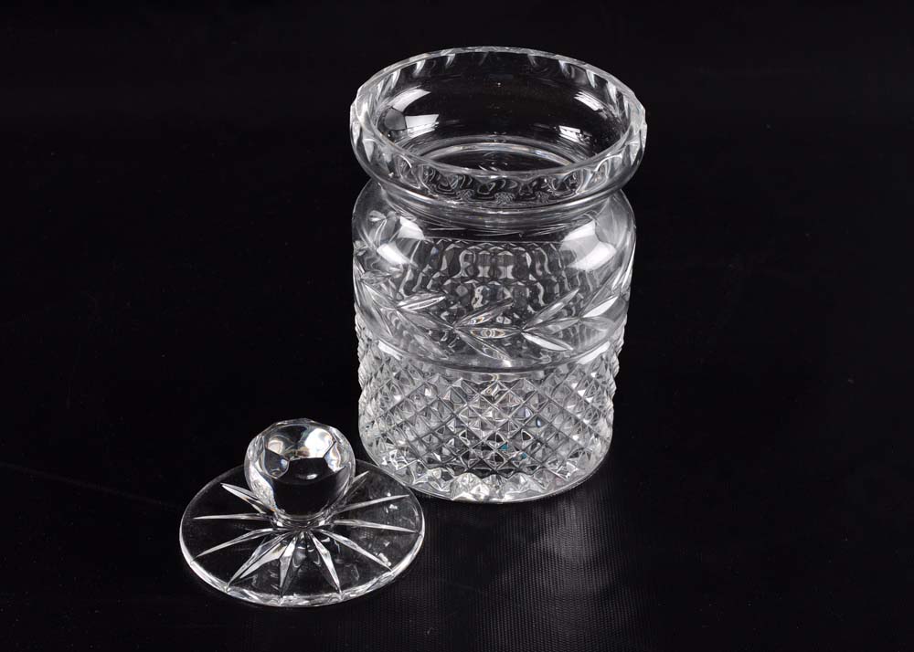 Galway Crystal Biscuit Jar