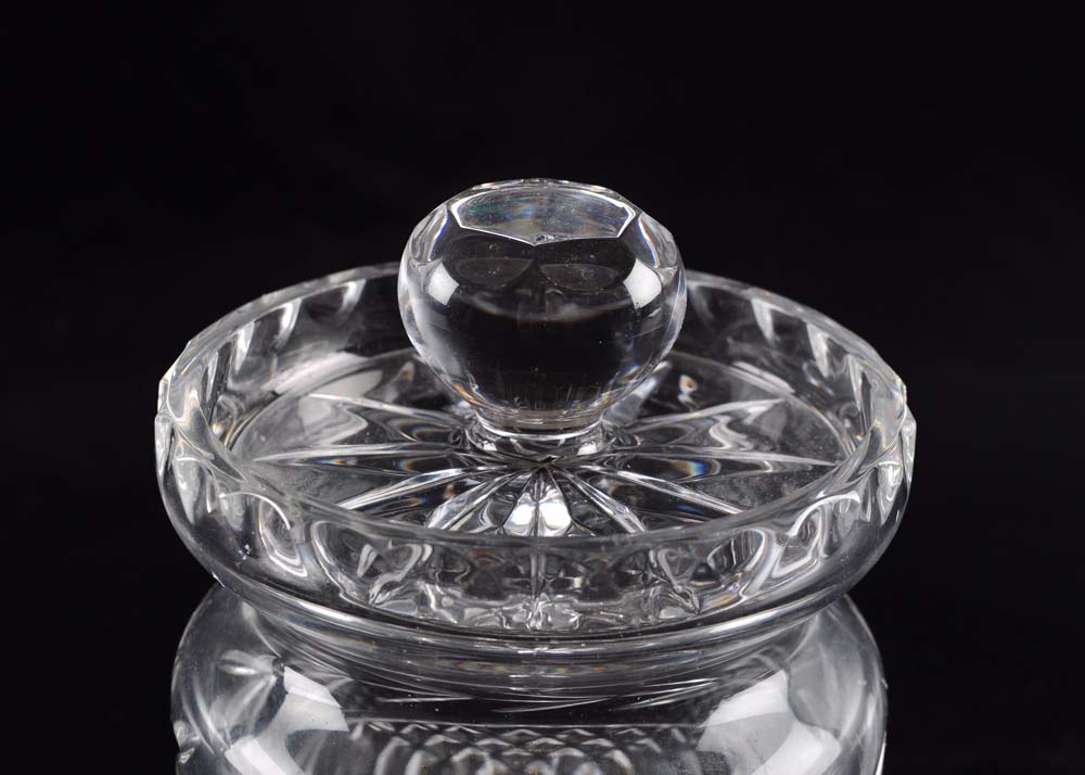 Galway Crystal Biscuit Jar