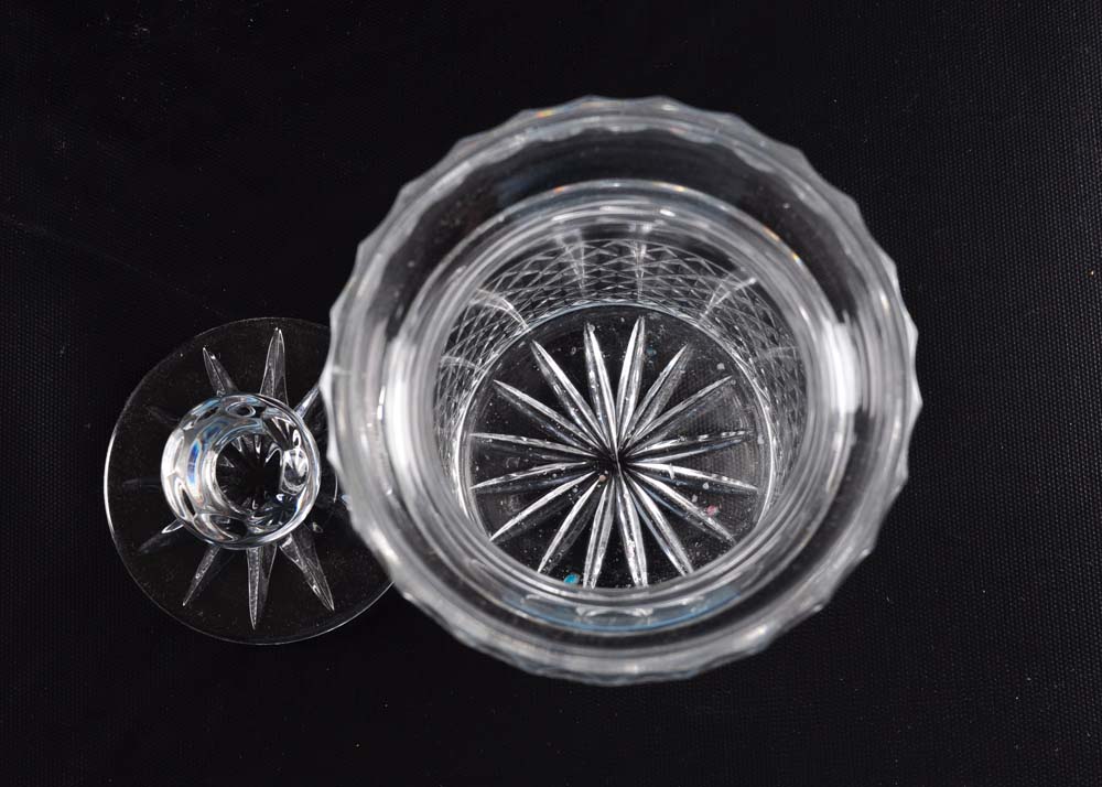Galway Crystal Biscuit Jar
