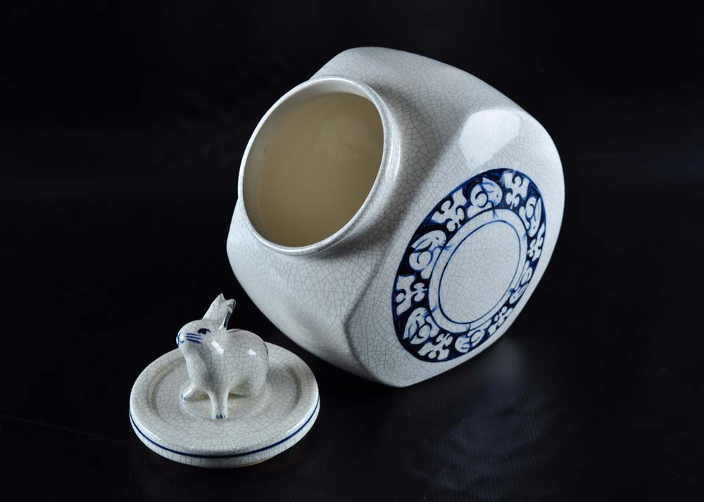 Dedham Pottery Canister