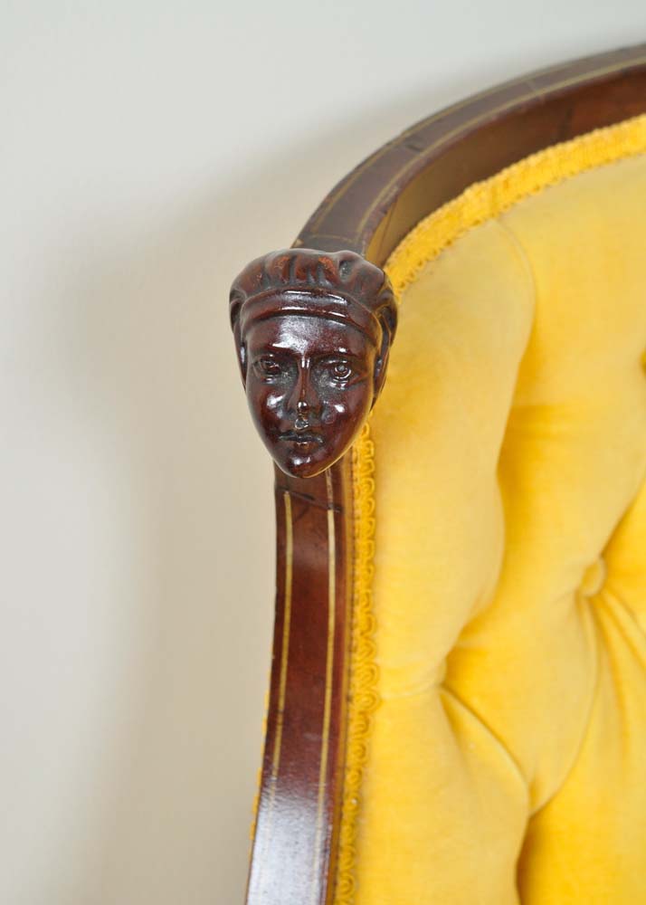 Venetian Gothic Style Parlor Love Seat