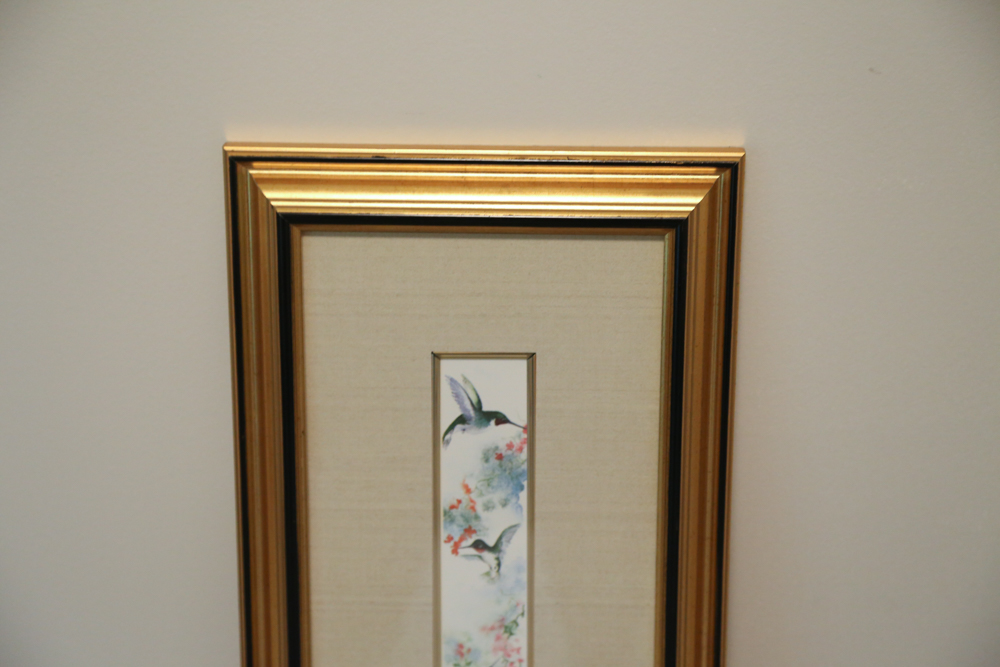 P.M. Fitzpatrick Offset Lithograph of Hummingbirds in Frame