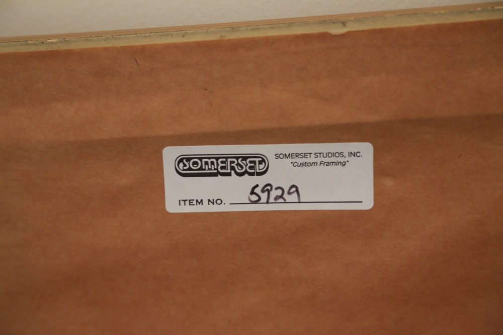 P.M. Fitzpatrick Offset Lithograph of Hummingbirds in Frame