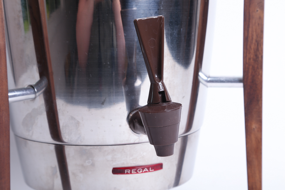 Regal Stainless Steel Mid Century Modern Coffee Maker in Box