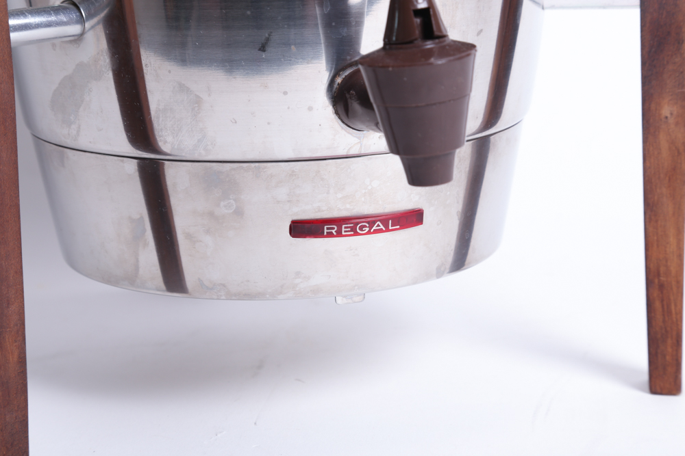 Regal Stainless Steel Mid Century Modern Coffee Maker in Box