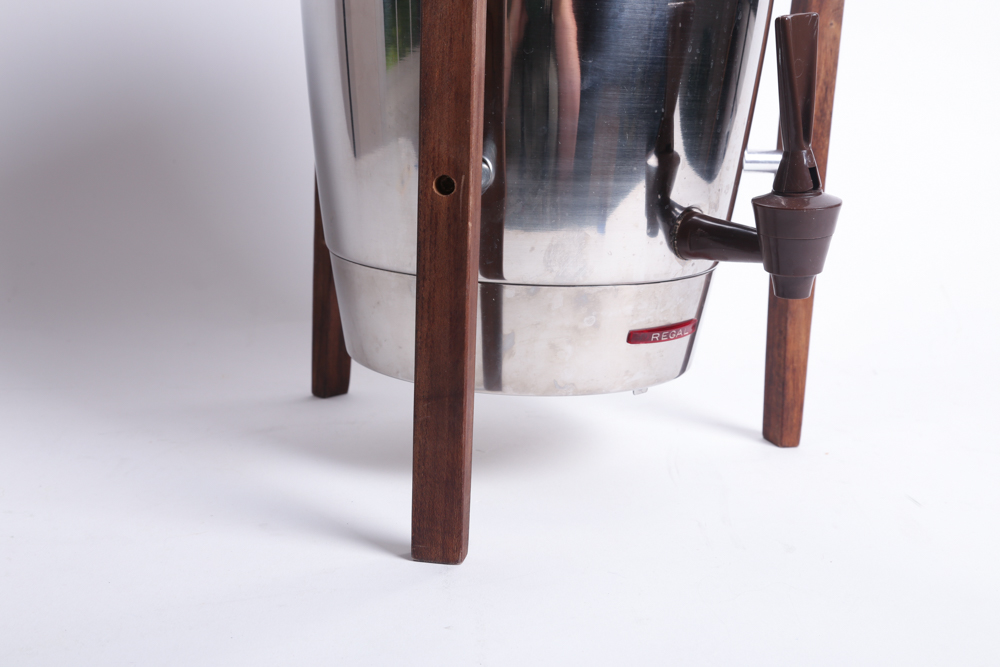 Regal Stainless Steel Mid Century Modern Coffee Maker in Box