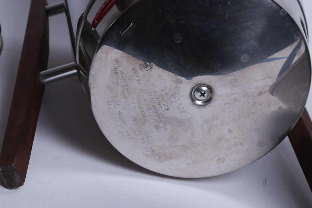 Regal Stainless Steel Mid Century Modern Coffee Maker in Box