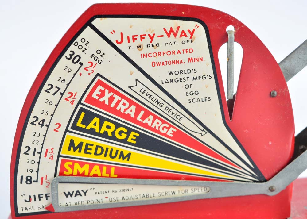"Jiffy-Way" Egg Scale