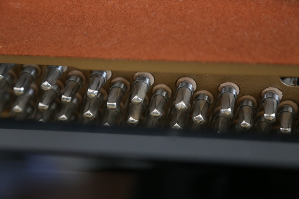 Samick Black Lacquer Upright Piano with Bench