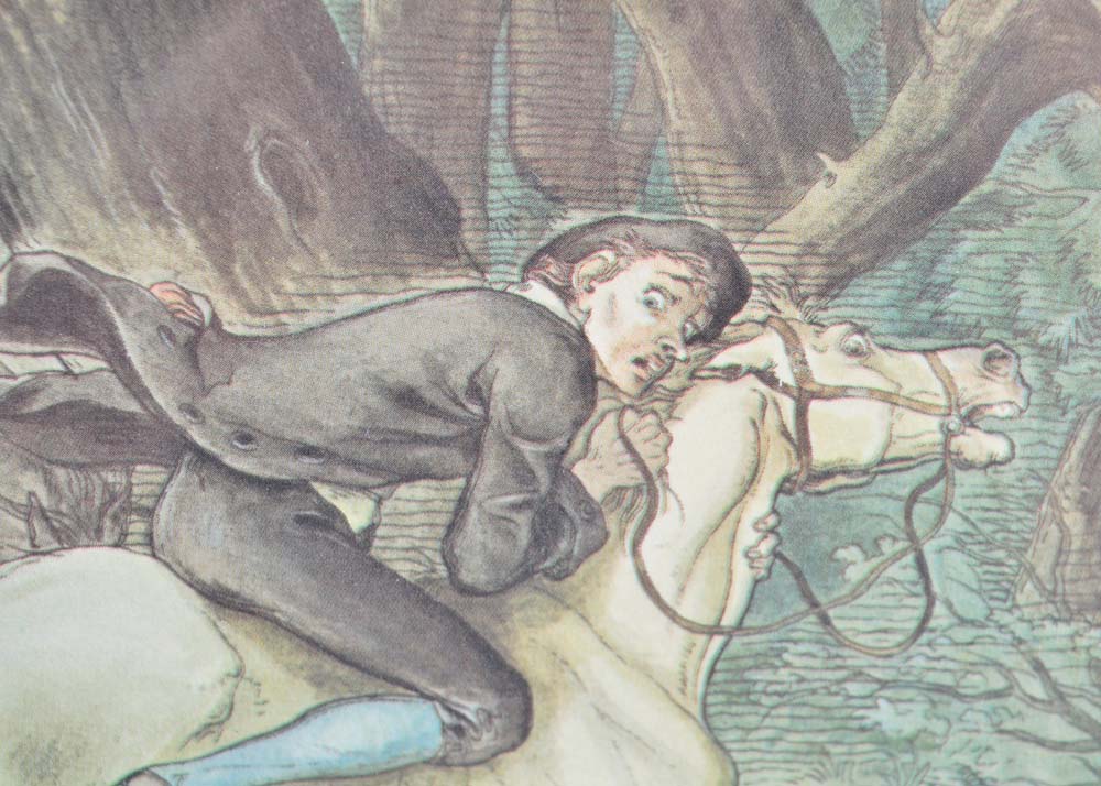 Offset Lithograph of "Sleepy Hollow"