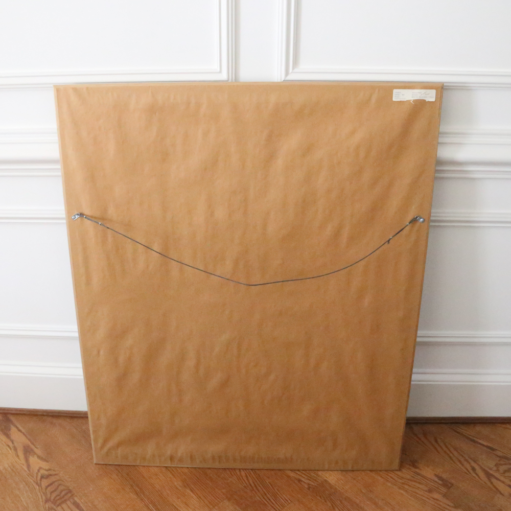 Offset Lithograph of Enchanted White Peafowl