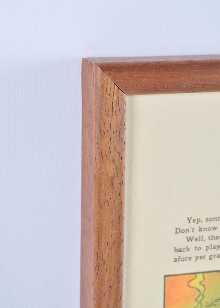 Injun Summer Framed Offset Lithograph