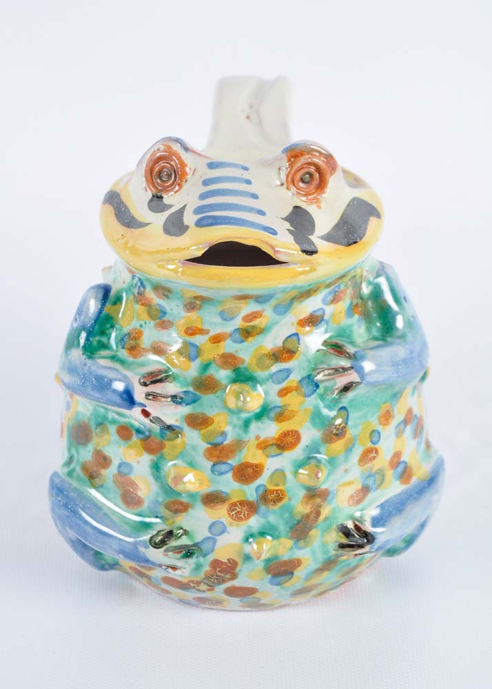 Pottery Frog Pitcher