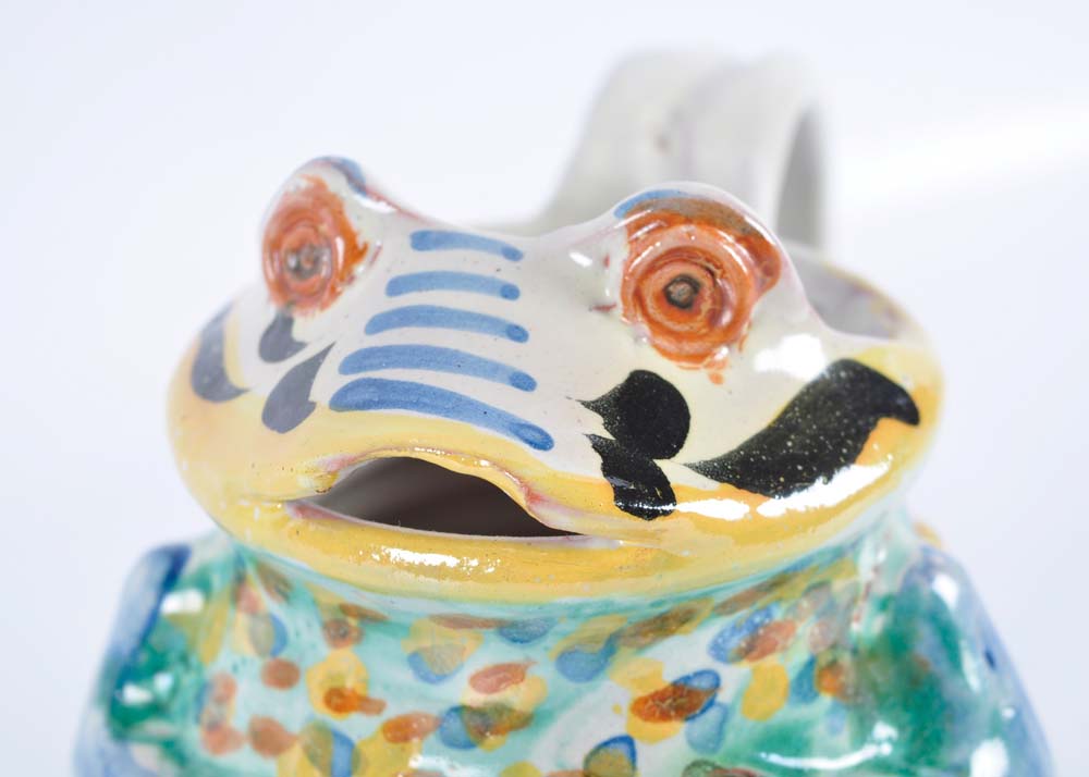 Pottery Frog Pitcher