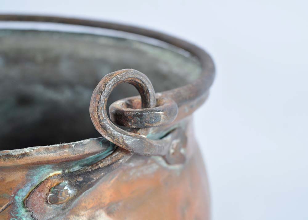 Vintage Copper Cauldron