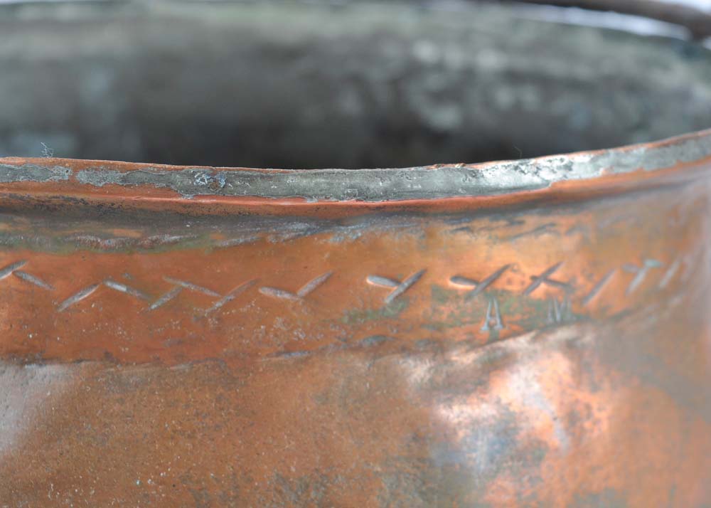 Vintage Copper Cauldron