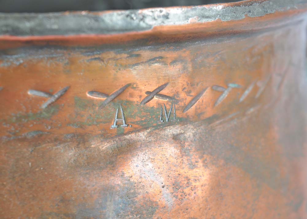 Vintage Copper Cauldron