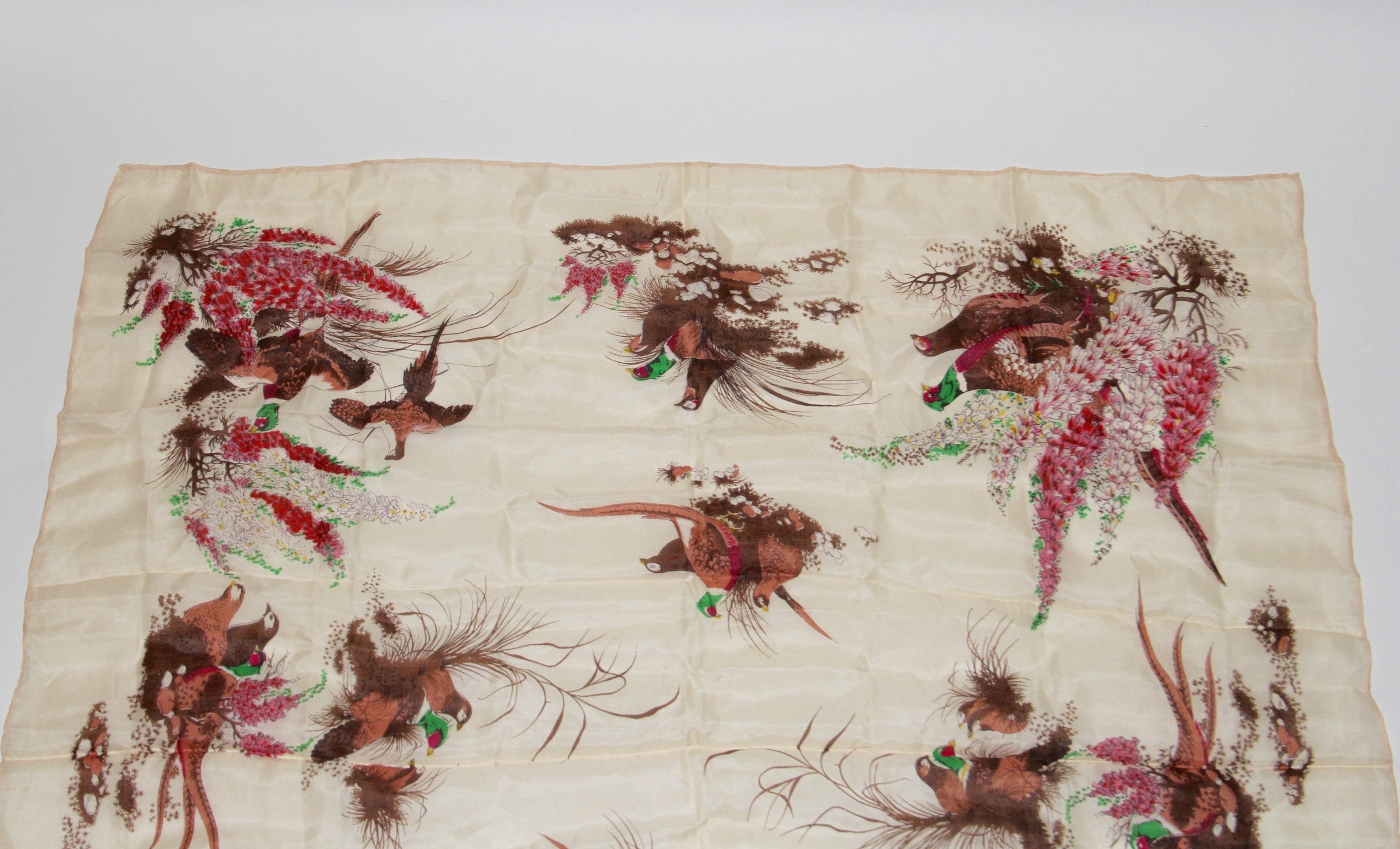 Hand Rolled Pheasant Scarf