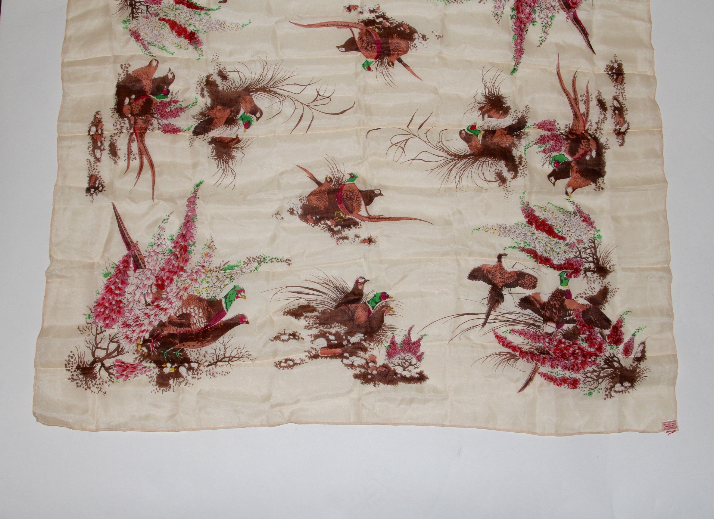 Hand Rolled Pheasant Scarf