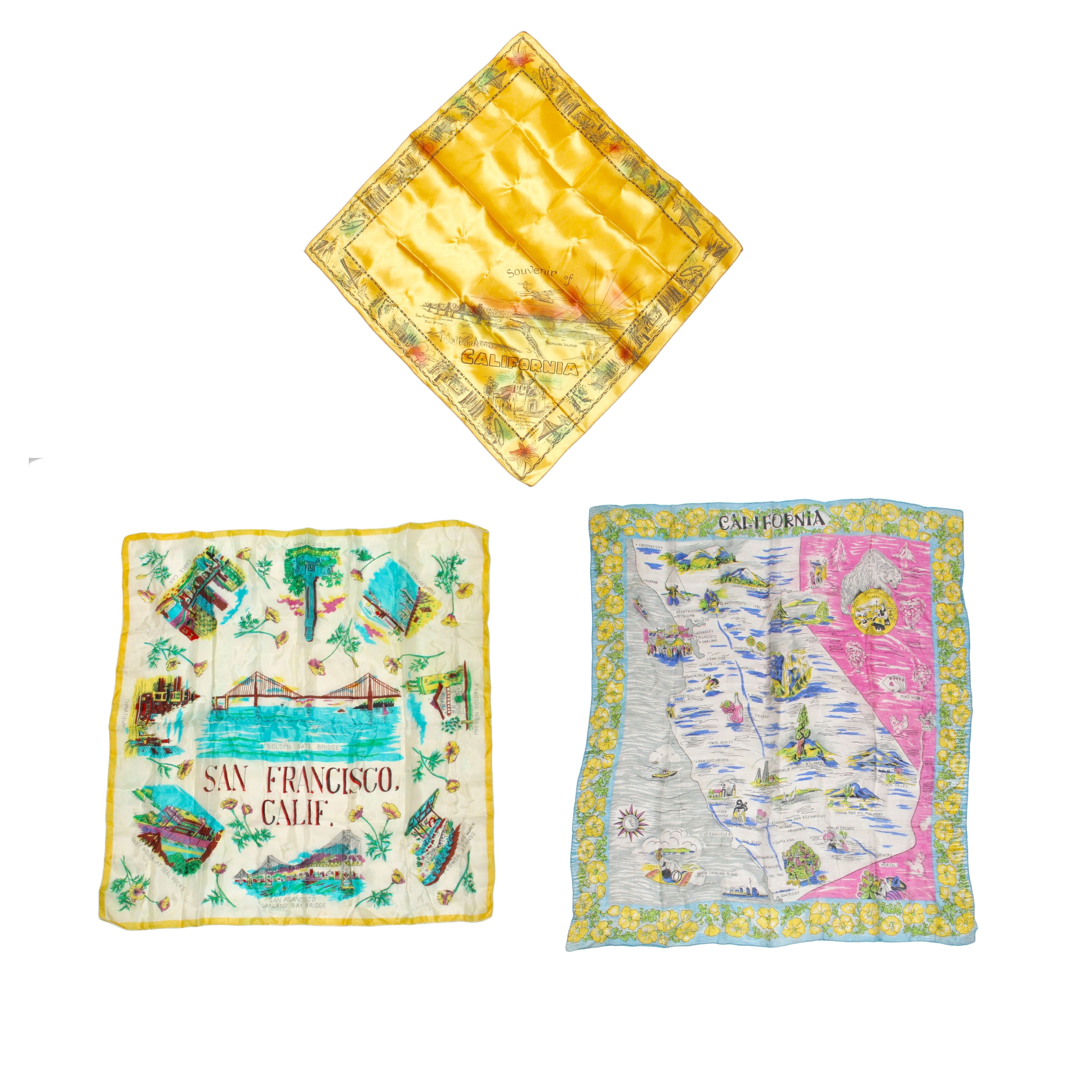 California Souvenir Scarves