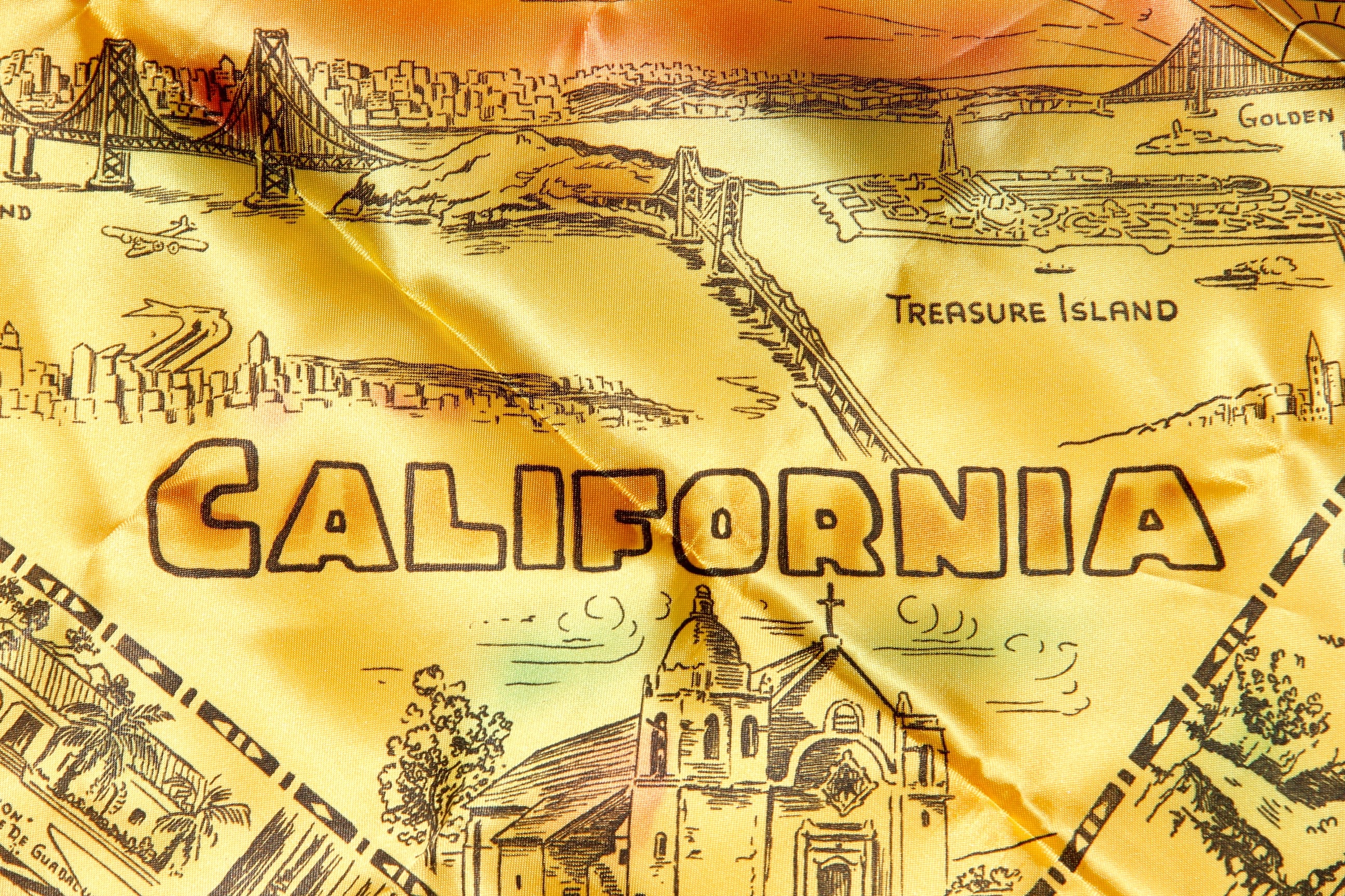 California Souvenir Scarves
