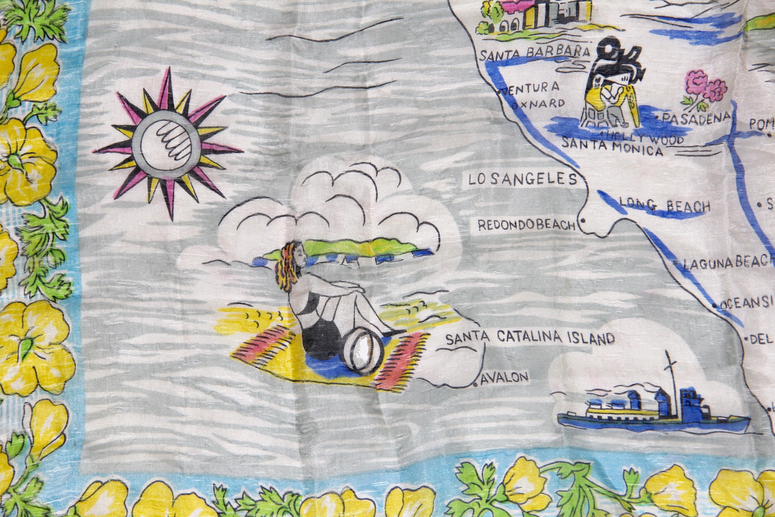 California Souvenir Scarves