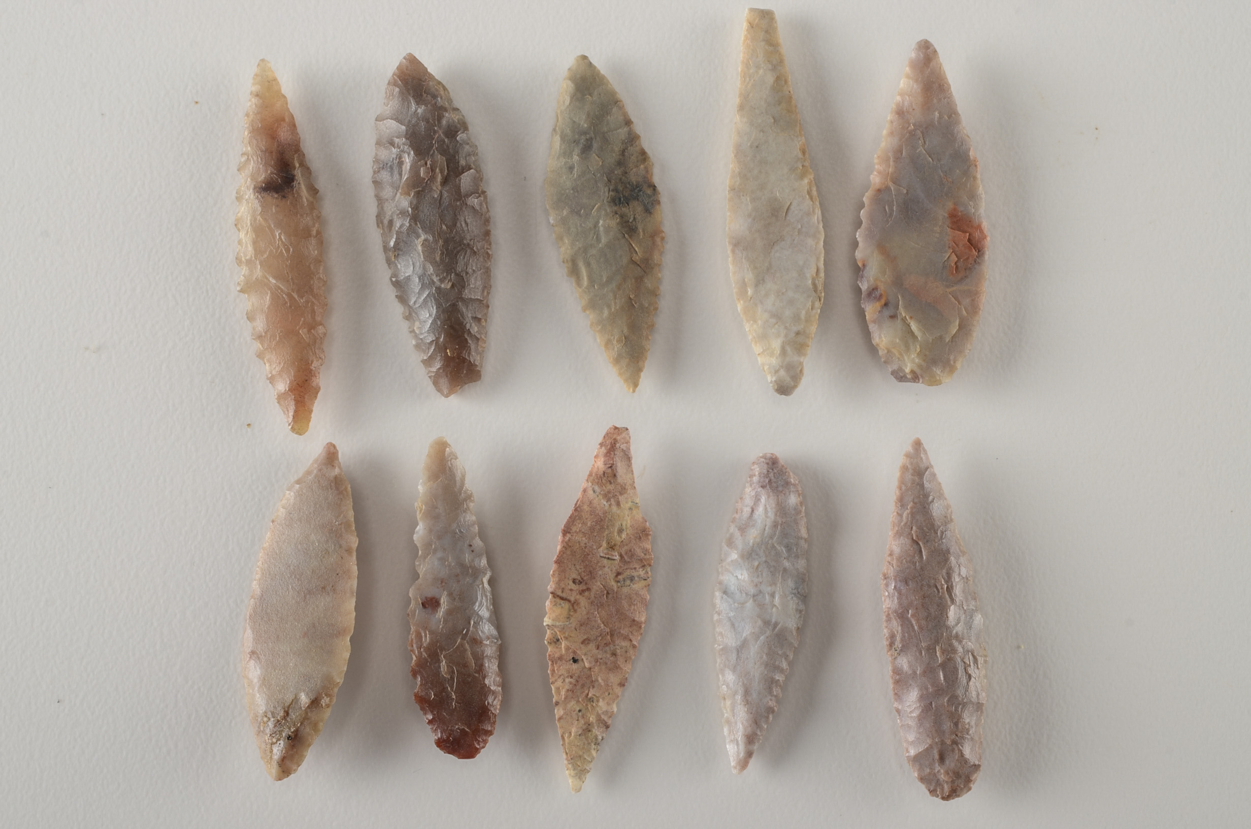 Bag of Stone Arrowheads