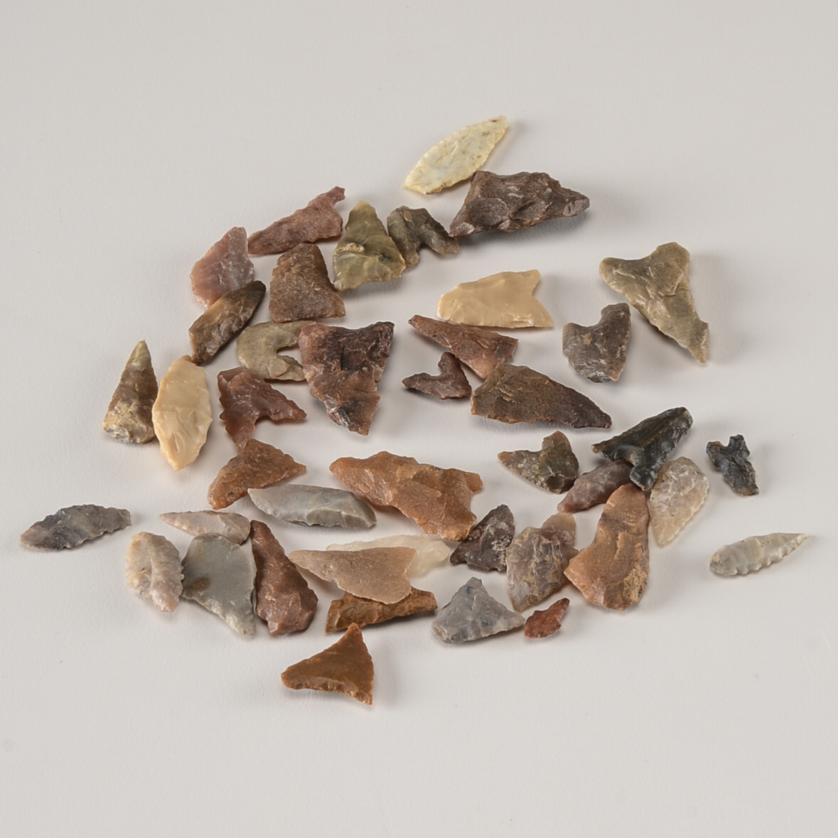 Bag of Stone Arrowheads