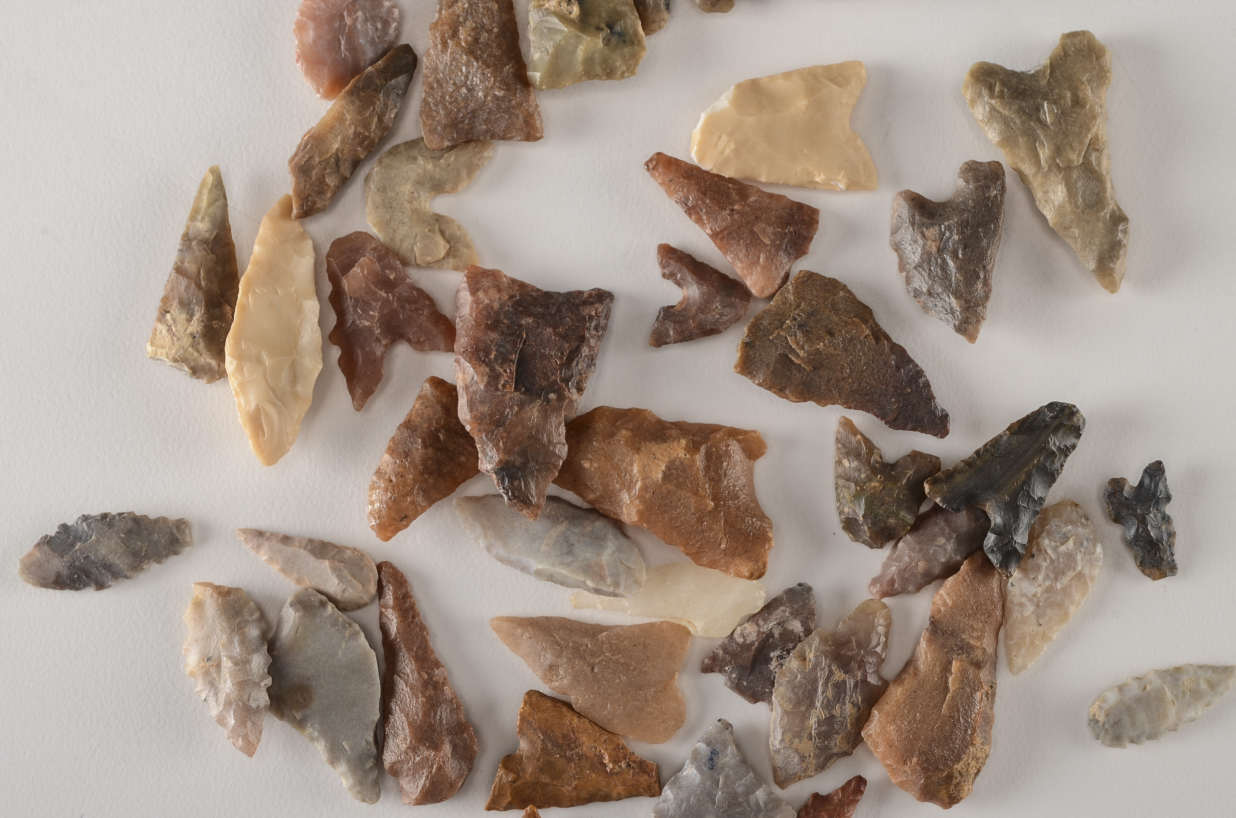 Bag of Stone Arrowheads