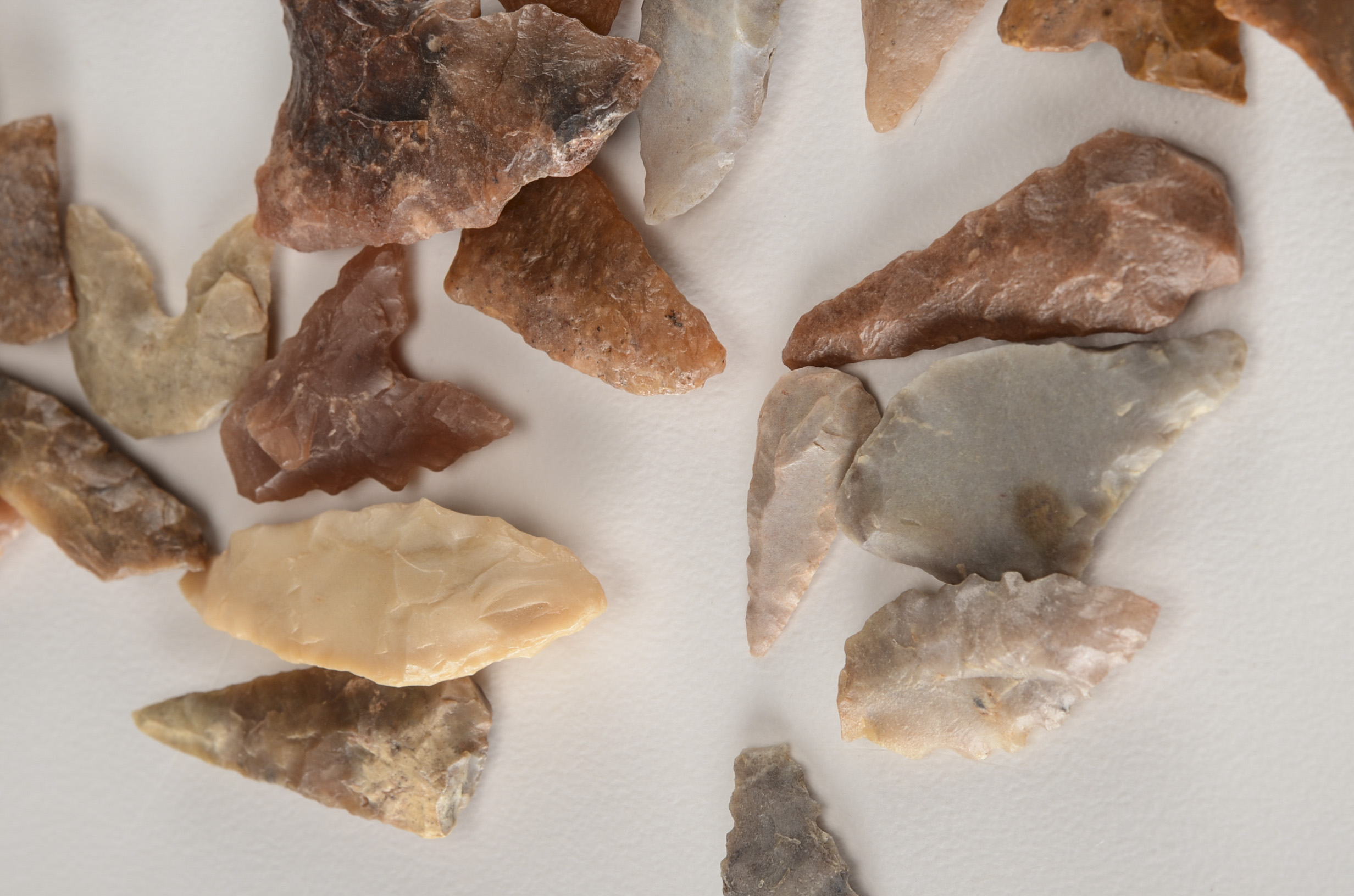 Bag of Stone Arrowheads