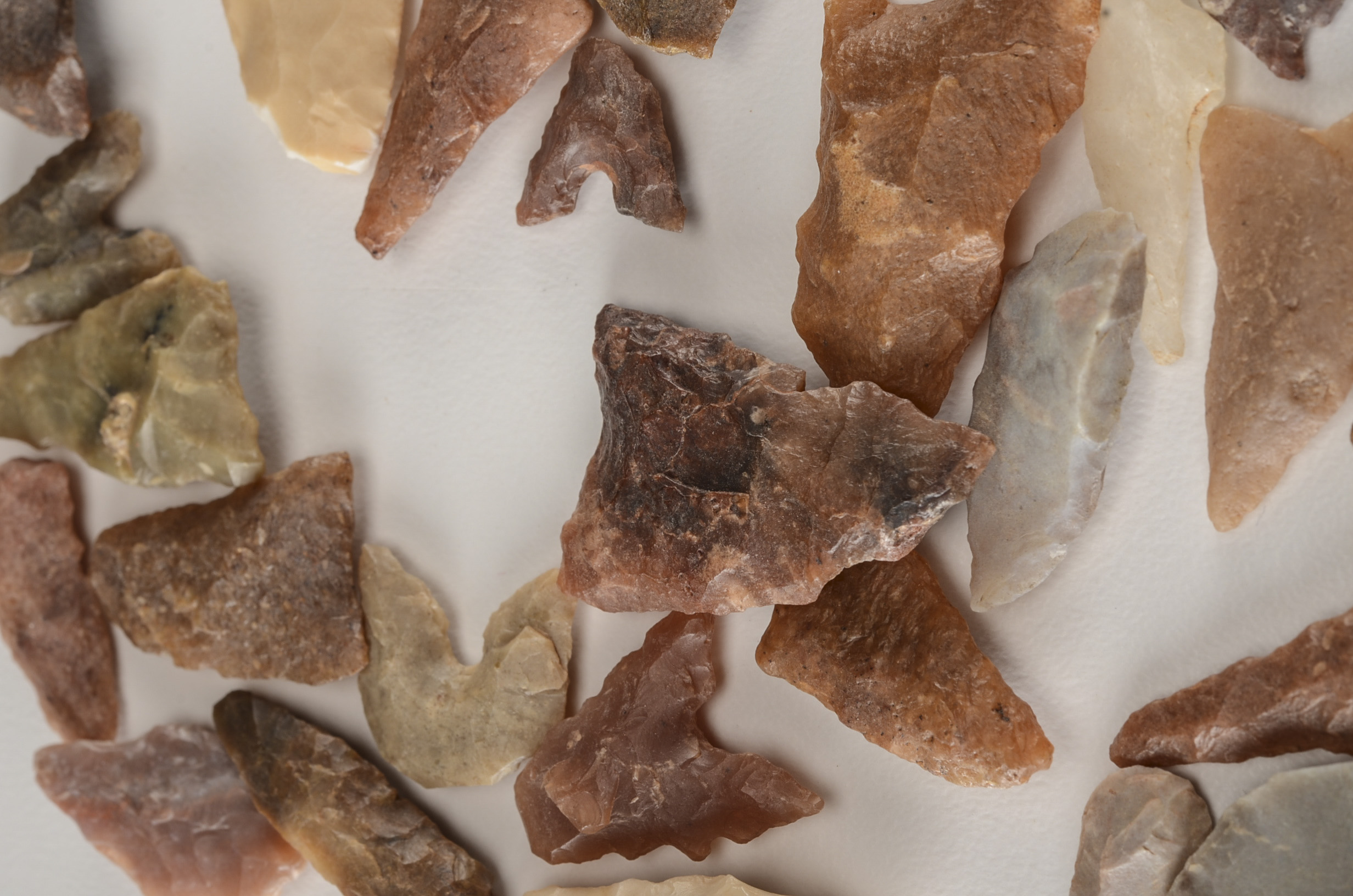 Bag of Stone Arrowheads