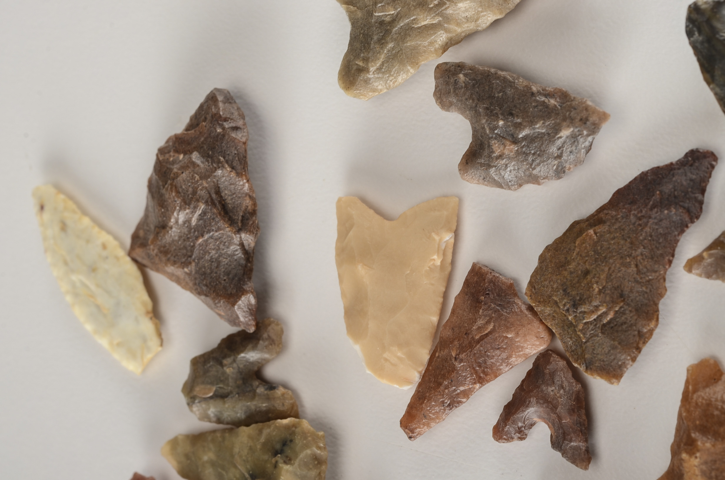 Bag of Stone Arrowheads
