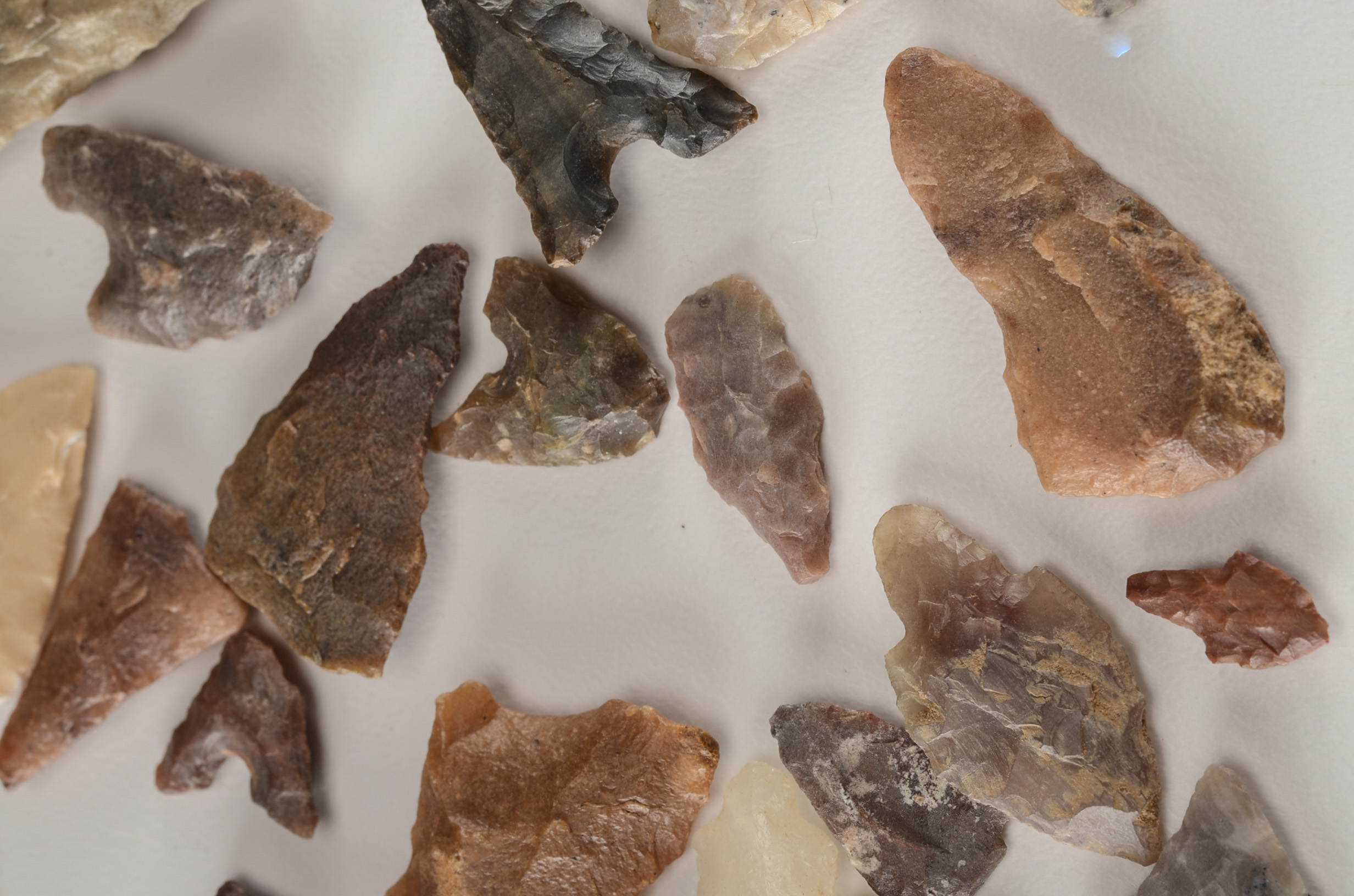 Bag of Stone Arrowheads