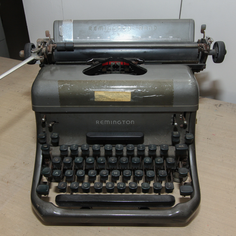 Vintage Remington Rand Typewriter
