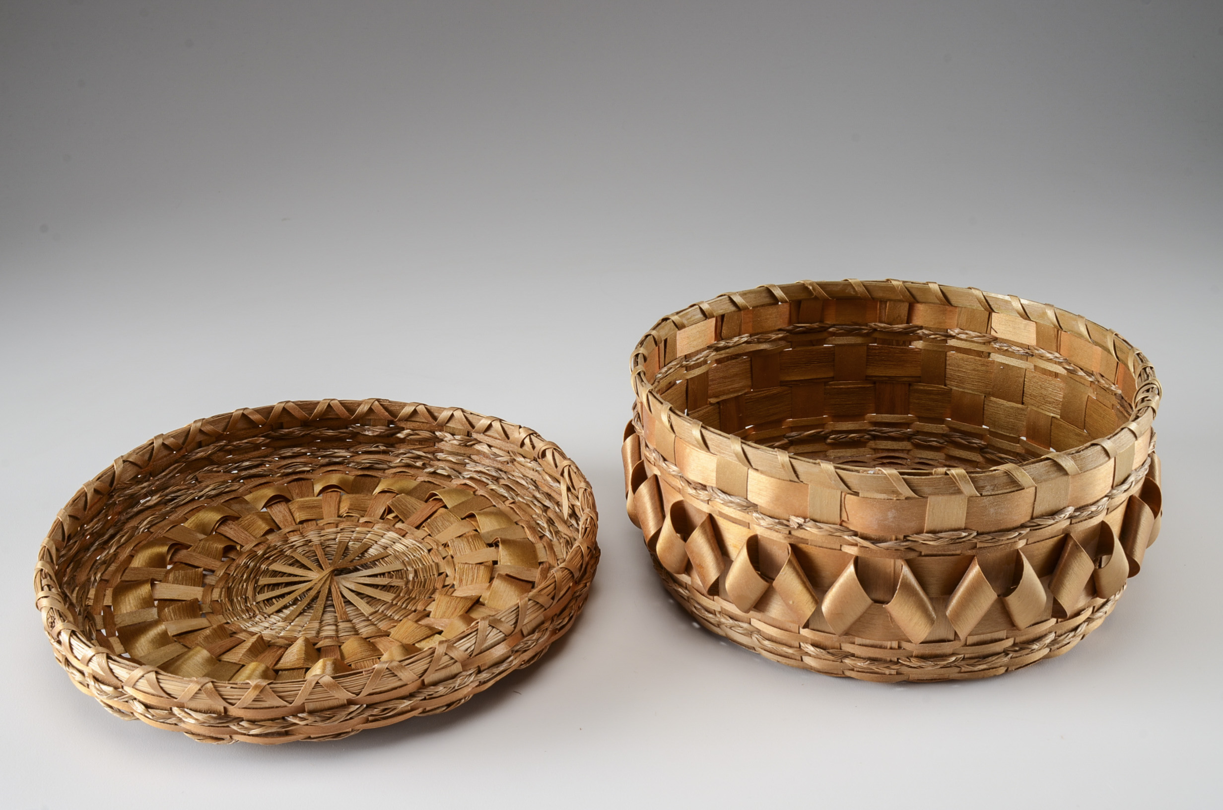Four Native American Woven Baskets