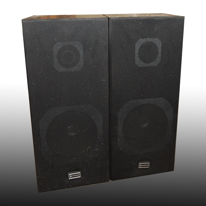 Pair of Vintage Hitachi Speakers