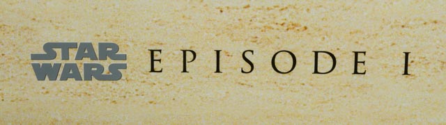 Star Wars Episode I "The Phantom Menace" Teaser Movie Poster