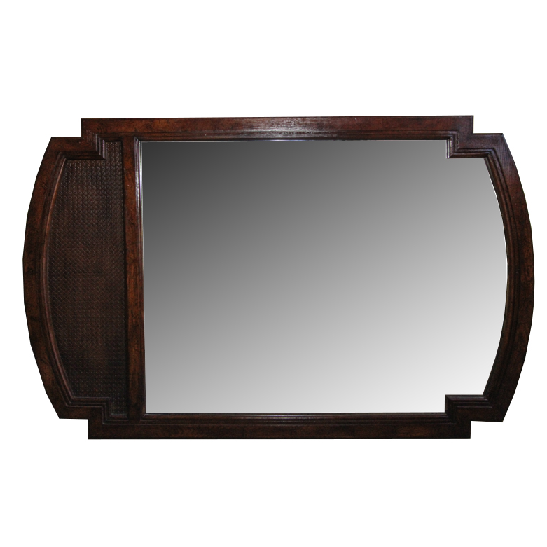 Wood Framed Wall Mirror