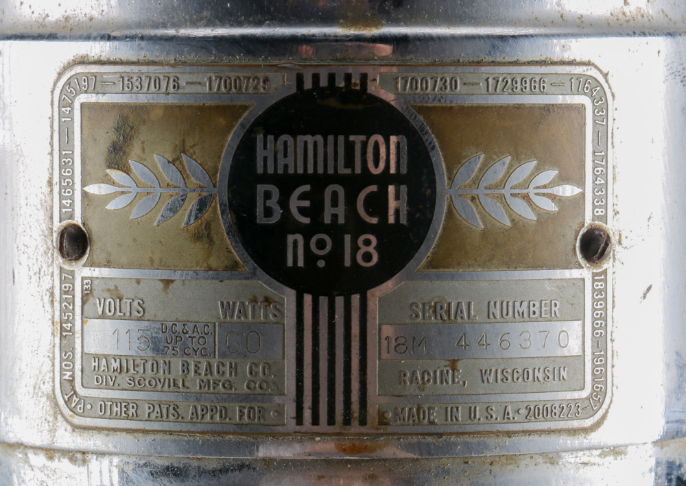 Hamilton Beach Mixer And Vintage Milkshake Maker