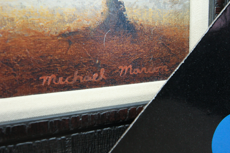 Michael Marcon "Tropical Escape" Framed Canvas Print