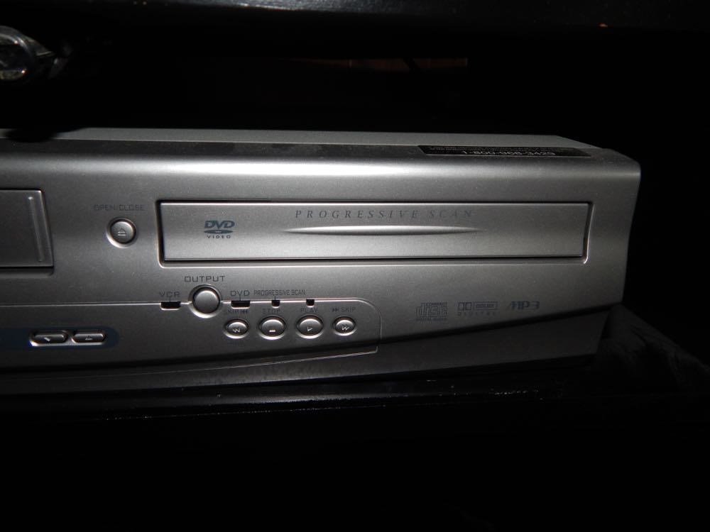 42" LG Plasma Television and Sylvania VHS/CD/DVD Player