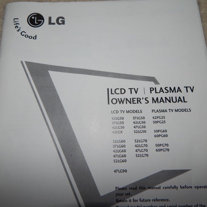 42" LG Plasma Television and Sylvania VHS/CD/DVD Player