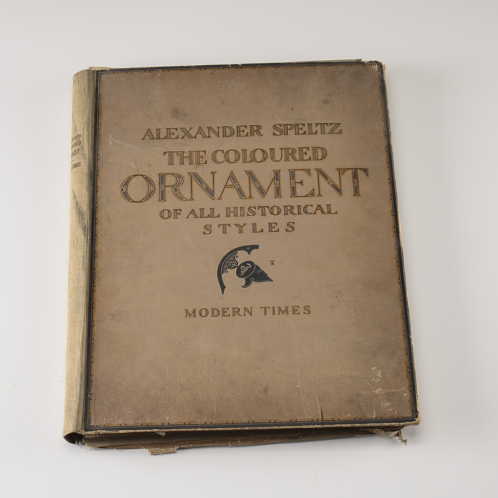 Alexander Speltz "The Coloured Ornament of All Historical Styles" Booklet of Plates