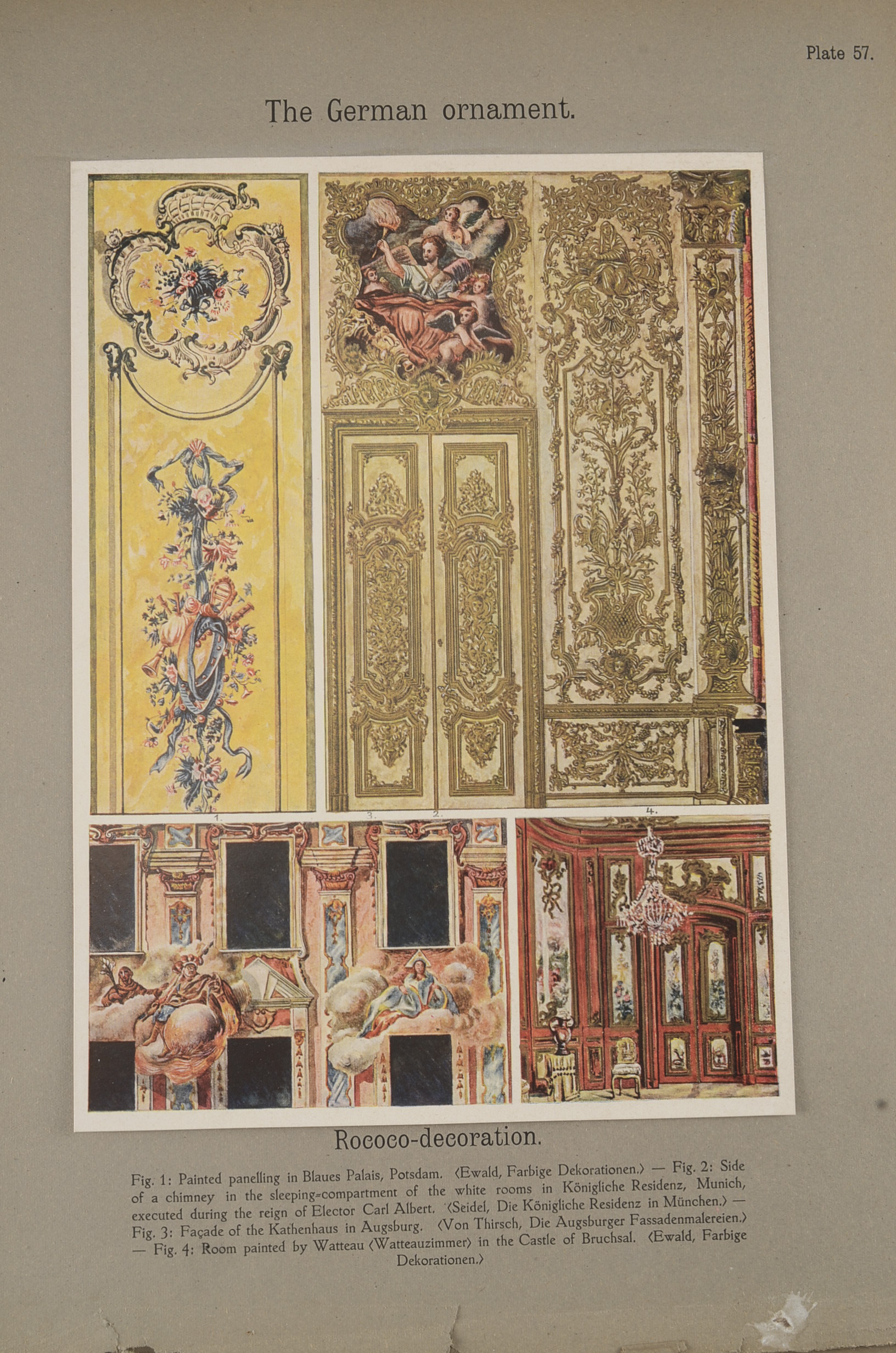 Alexander Speltz "The Coloured Ornament of All Historical Styles" Booklet of Plates