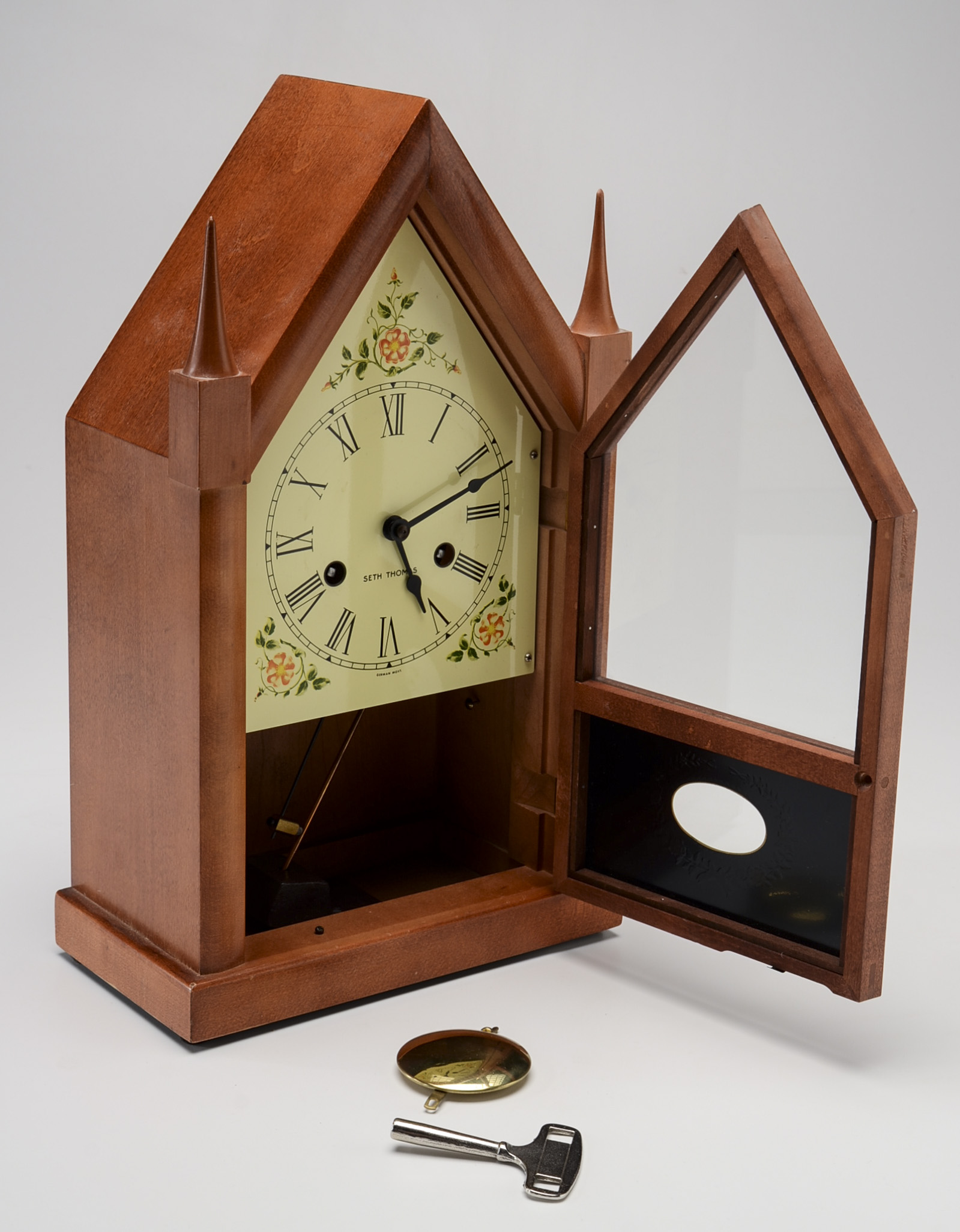 Vintage Seth Thomas "Sharon" Steeple Clock